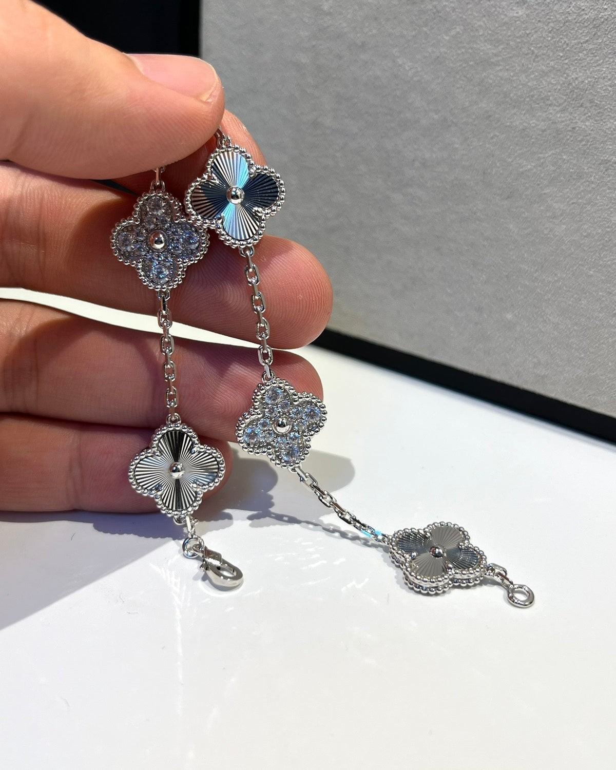 [⭐Reverie Jewels] CLOVER 5 MOTIF LASER BRACELET COLLECTION