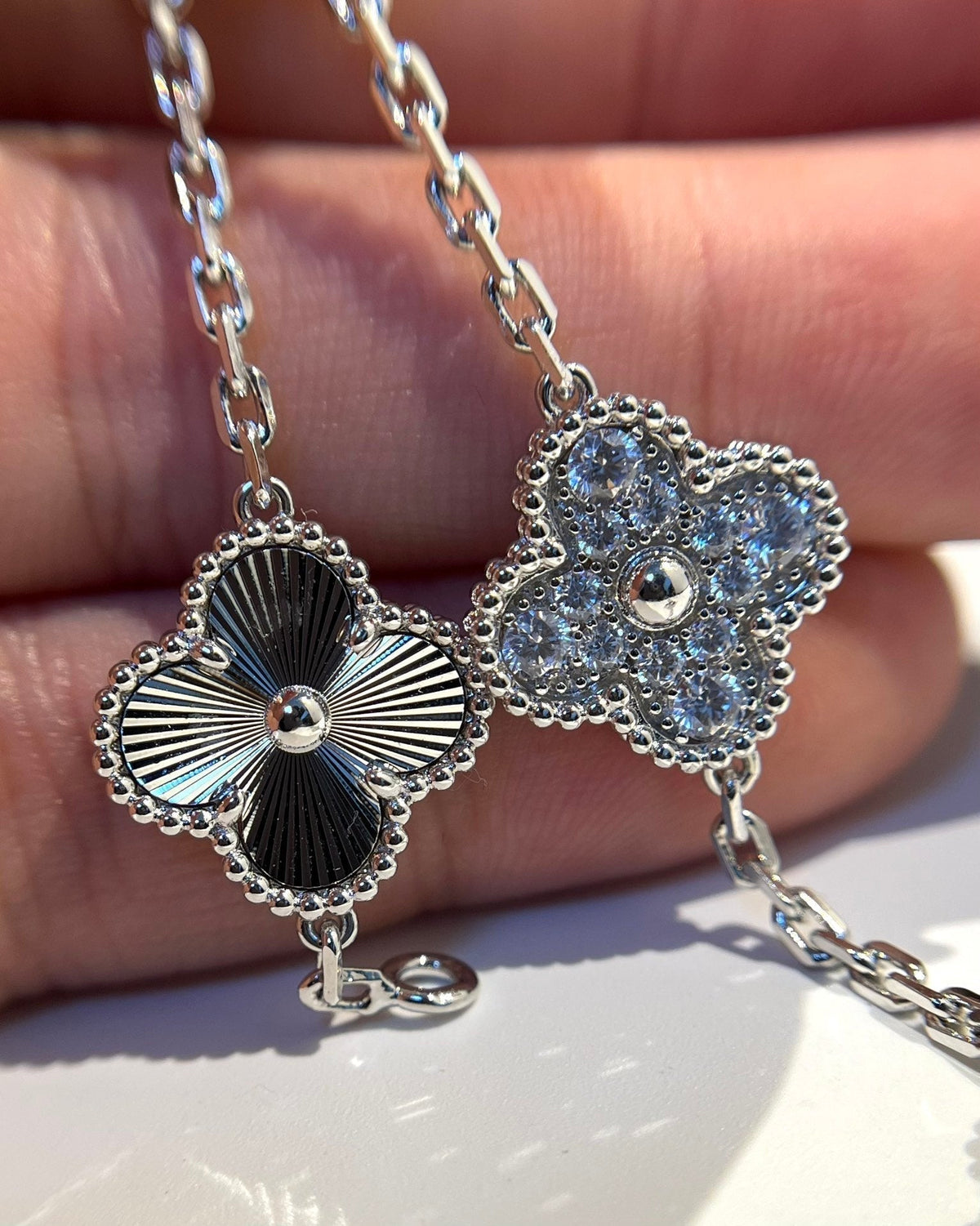 [⭐Reverie Jewels] CLOVER 5 MOTIF LASER BRACELET COLLECTION