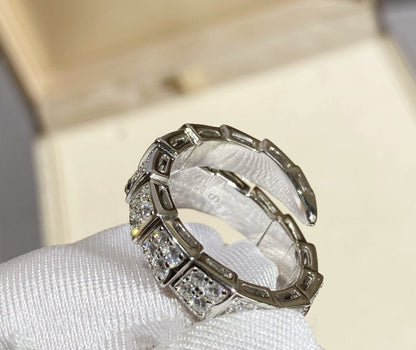 [⭐Reverie Jewels]SERPENTI RING SILVER DIAMOND PAVED