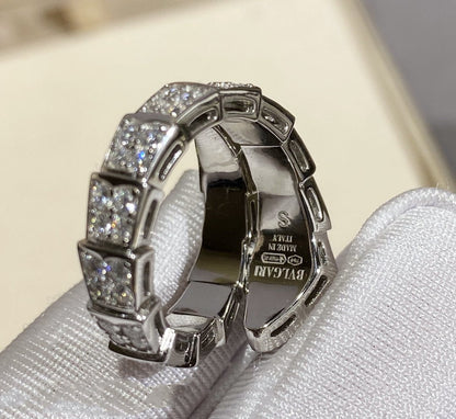 [⭐Reverie Jewels]SERPENTI RING SILVER DIAMOND PAVED