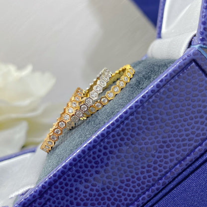 [⭐Reverie Jewels]BEE LOVE DIAMOND PAVED SMALL RING