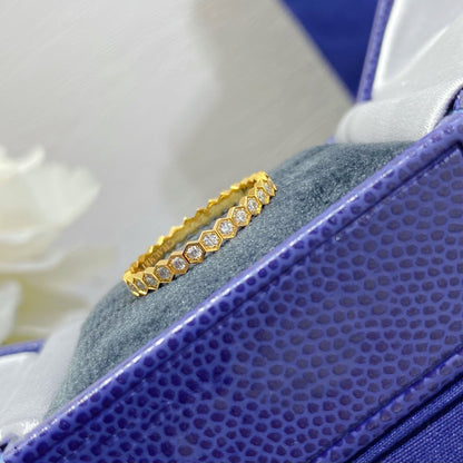 [⭐Reverie Jewels]BEE LOVE DIAMOND PAVED SMALL RING