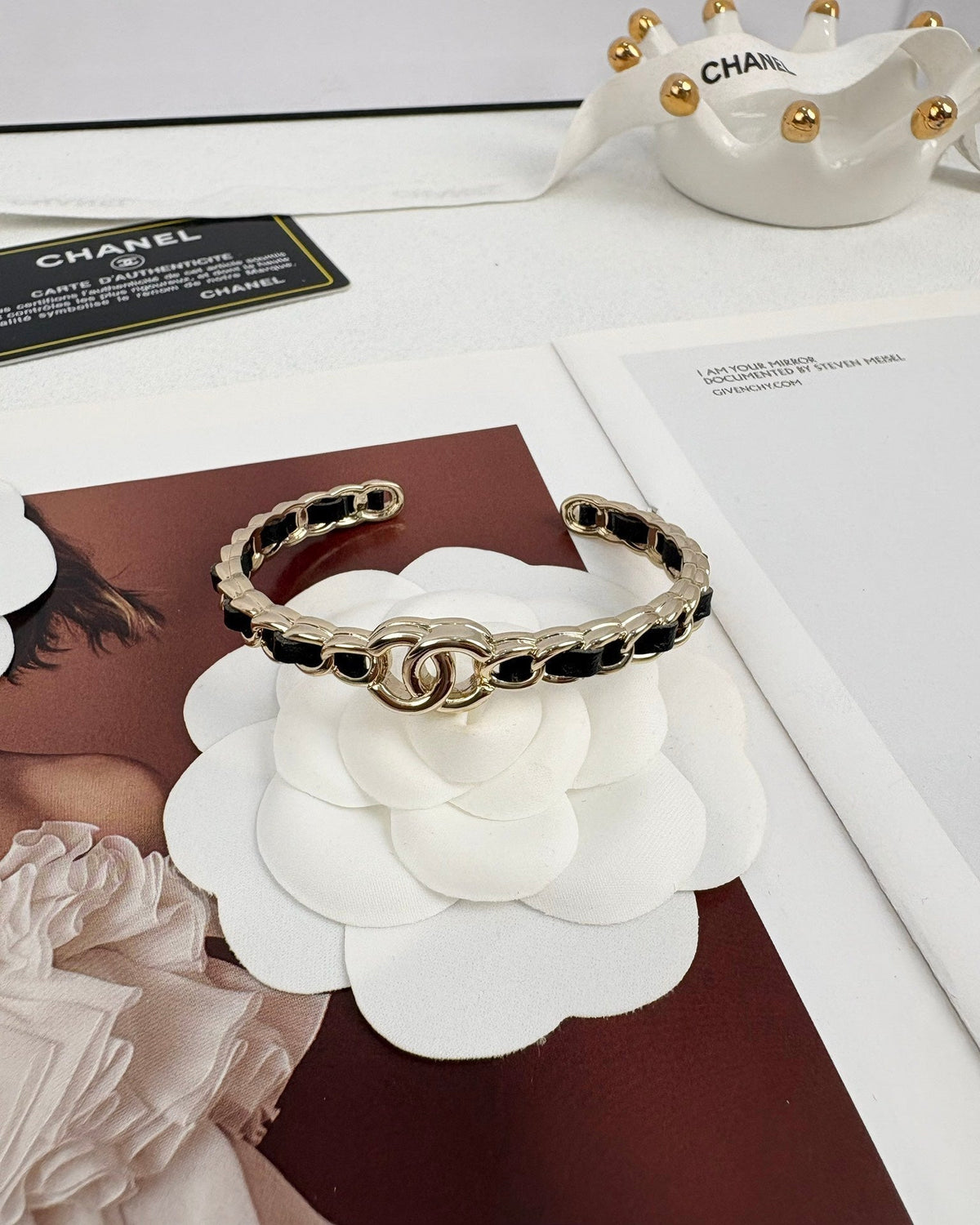 [⭐Reverie Jewels]Double C Open Bangle