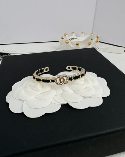 [⭐Reverie Jewels]Double C Open Bangle