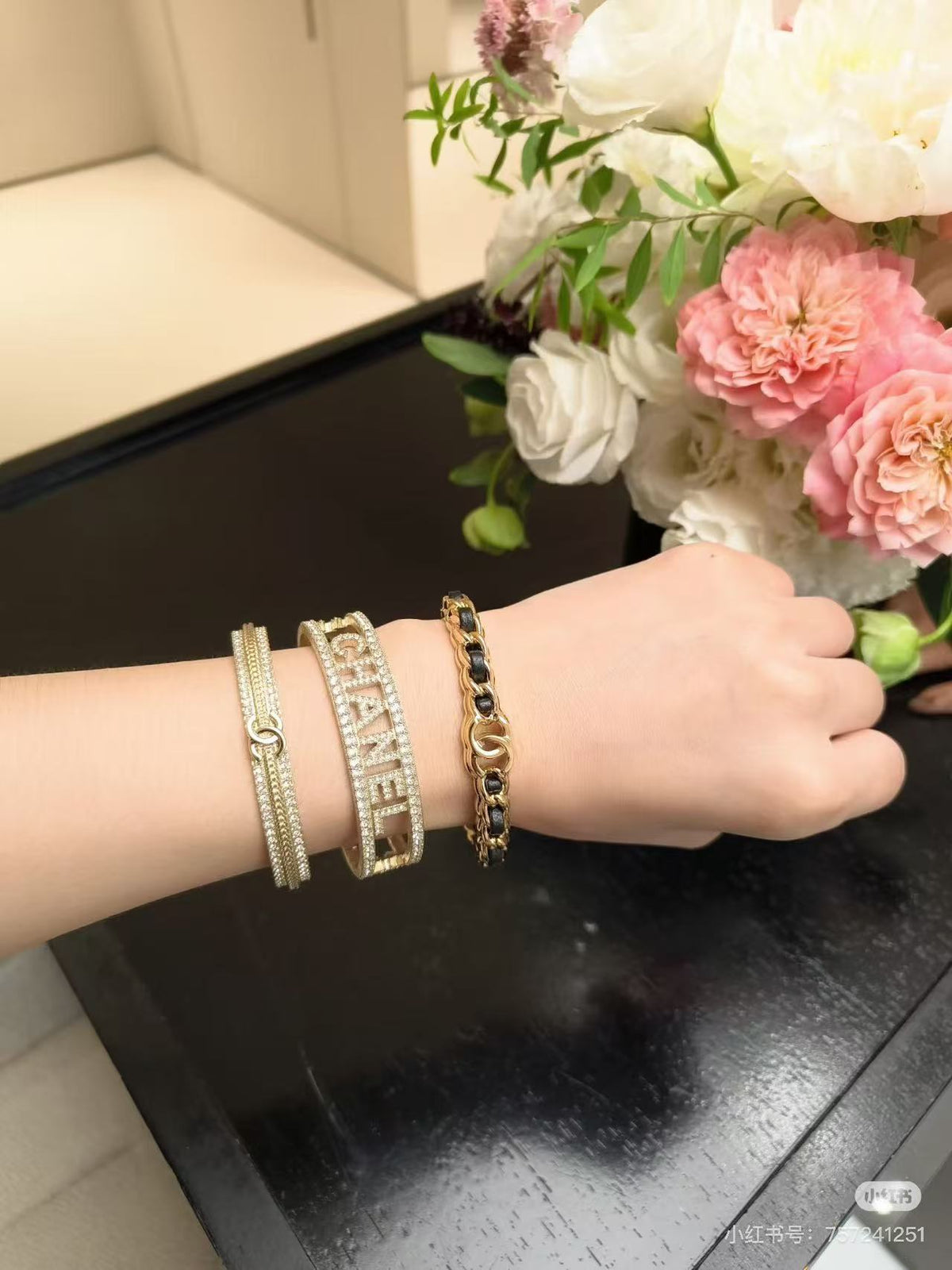 [⭐Reverie Jewels]Double C Open Bangle