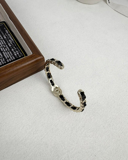 [⭐Reverie Jewels]Double C Open Bangle