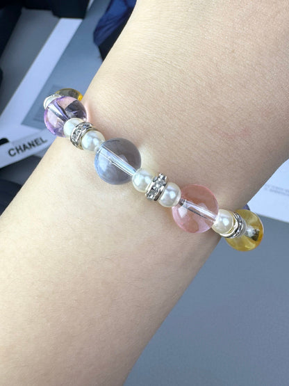 [⭐Reverie Jewels]Colorful Transparent Resin Bracelet
