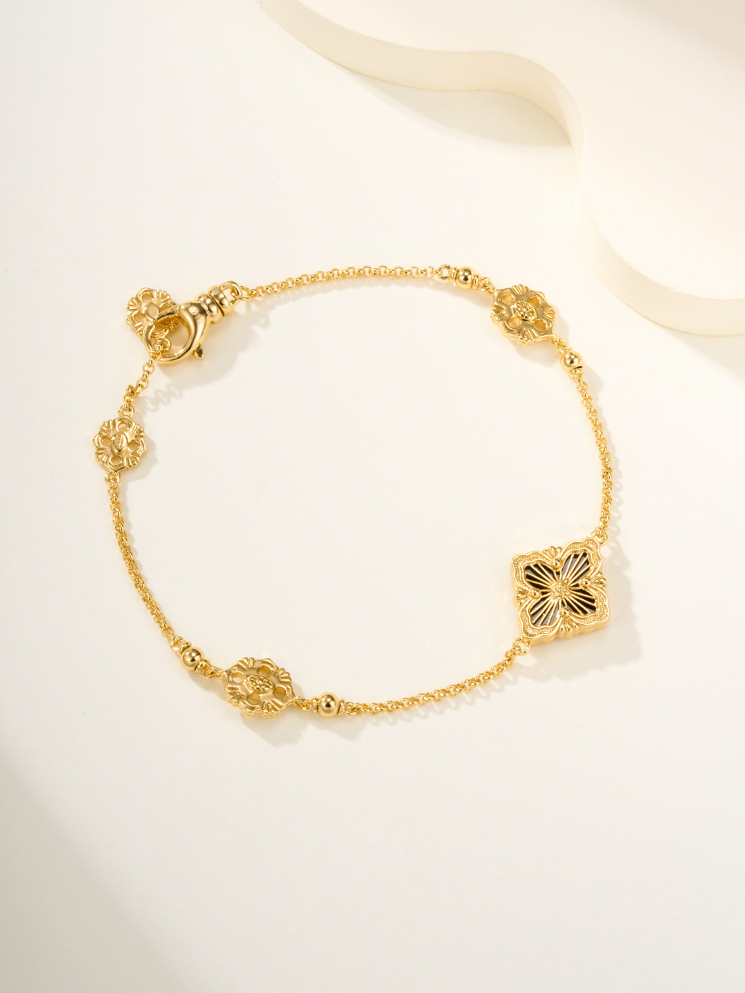 [⭐Reverie Jewels]B.C.L ENAMELED One-Flower Bracelet（Various Colors)