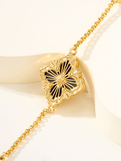 [⭐Reverie Jewels]B.C.L ENAMELED One-Flower Bracelet（Various Colors)
