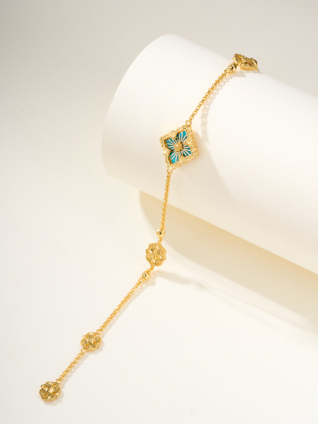 [⭐Reverie Jewels]B.C.L ENAMELED One-Flower Bracelet（Various Colors)