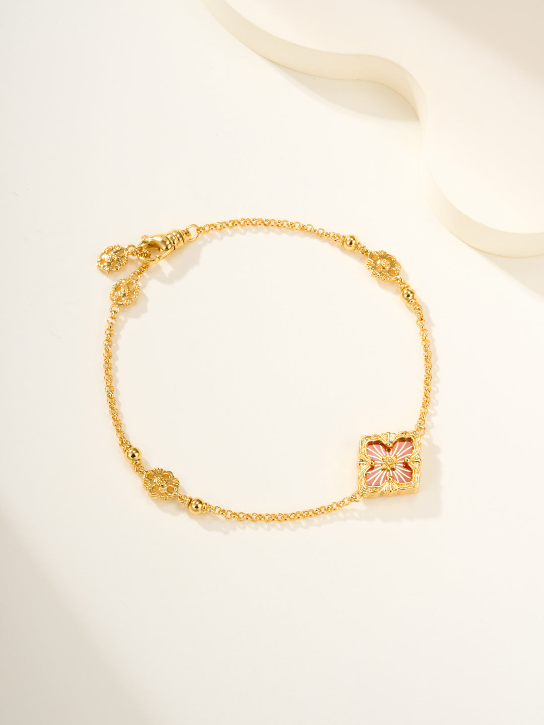 [⭐Reverie Jewels]B.C.L ENAMELED One-Flower Bracelet（Various Colors)