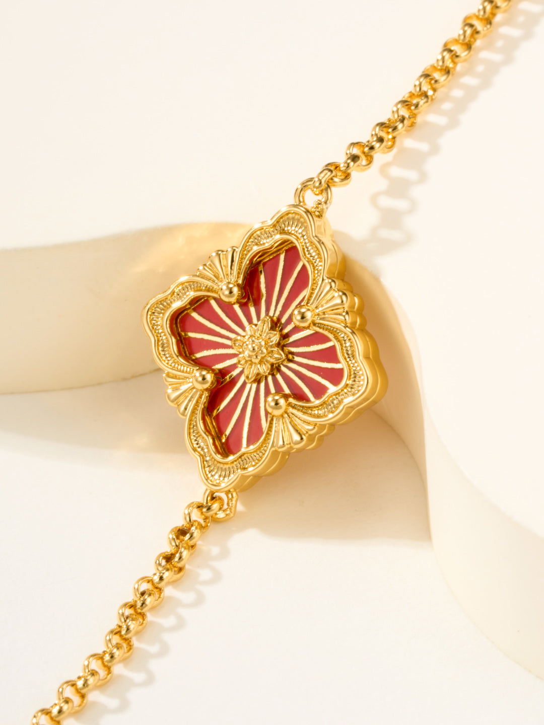 [⭐Reverie Jewels]B.C.L ENAMELED One-Flower Bracelet（Various Colors)