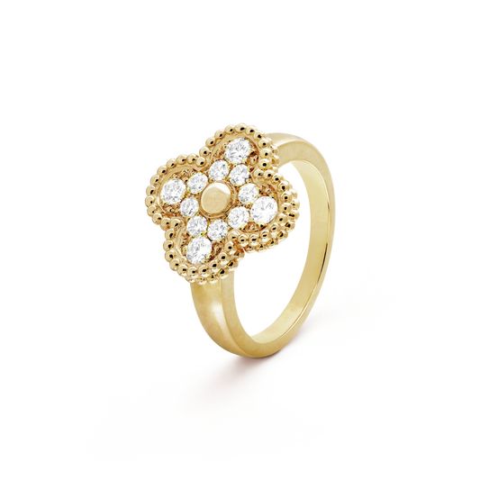 [⭐Reverie Jewels]CLOVER DIAMOND RING