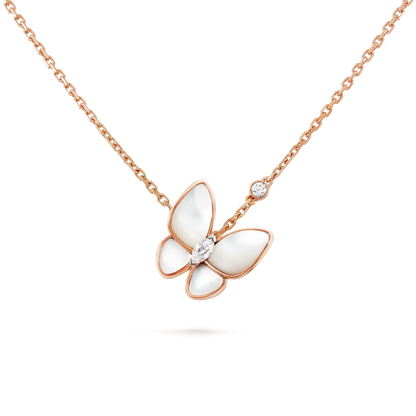 [⭐Reverie Jewels]BUTTERFLY MOP DIAMOND NECKLACE