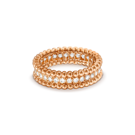 [⭐Reverie Jewels]PERLEE DIAMOND ROSE GOLD RING