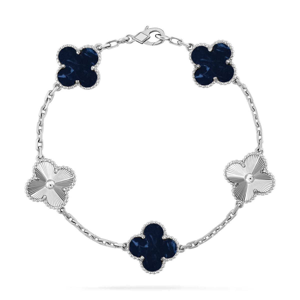[⭐Reverie Jewels]CLOVER 5 MOTIF PIETERSITE BRACELET COLLECTION