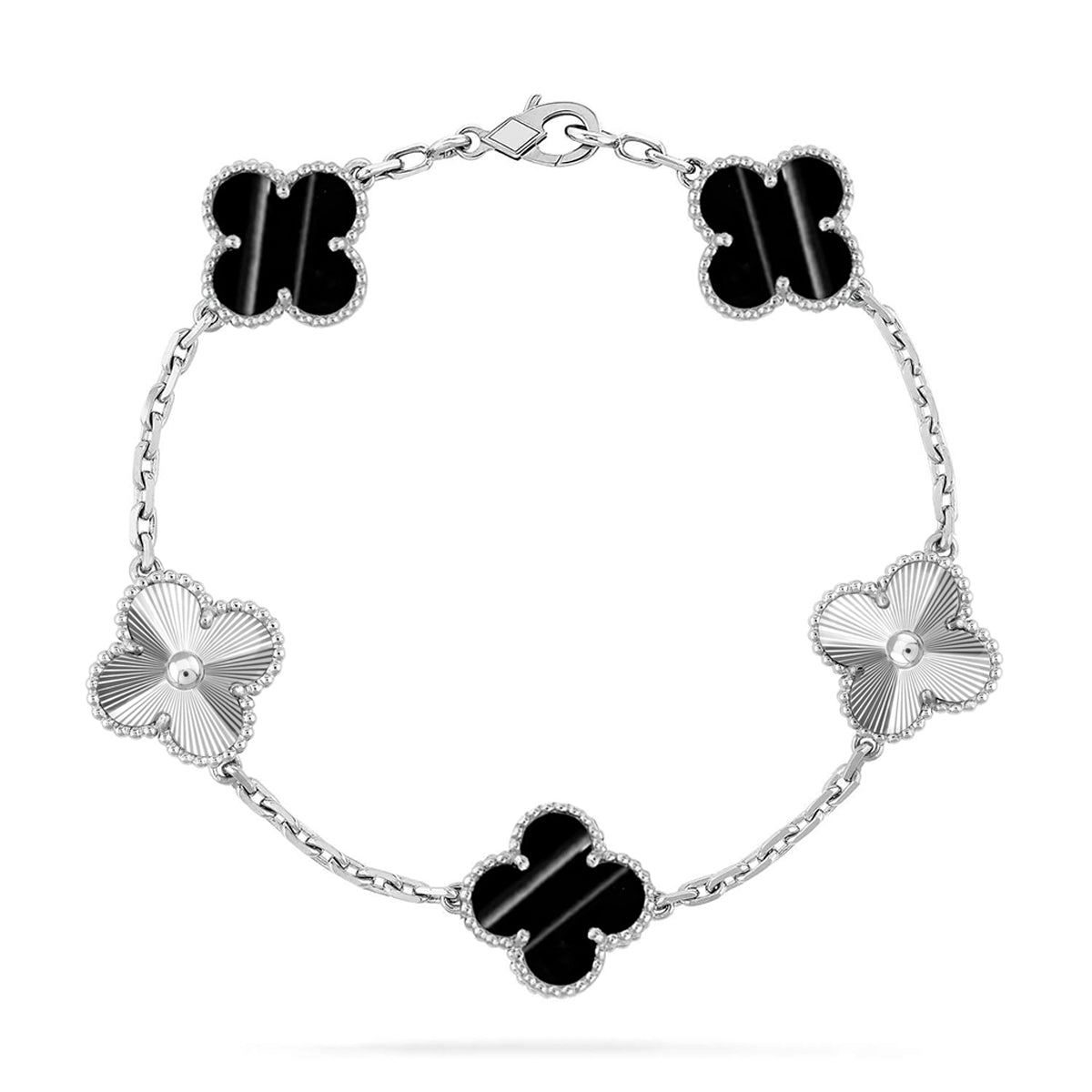 [⭐Reverie Jewels] CLOVER 5 MOTIF PULSAR STONE BRACELET COLLECTION