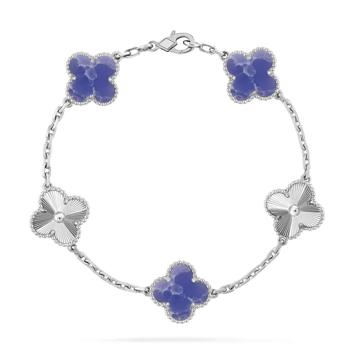 [⭐Reverie Jewels]CLOVER 5 MOTIF BLUE VEINS BRACELET COLLECTION