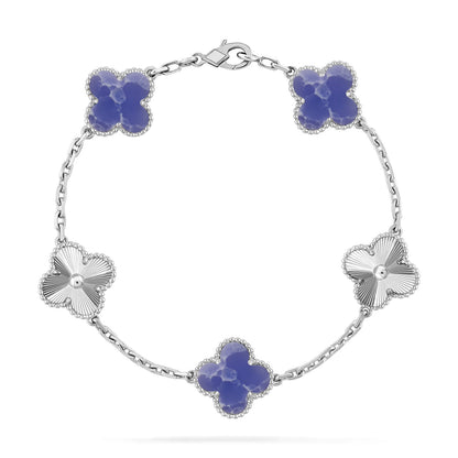 [⭐Reverie Jewels]CLOVER 5 MOTIF BLUE VEINS BRACELET COLLECTION