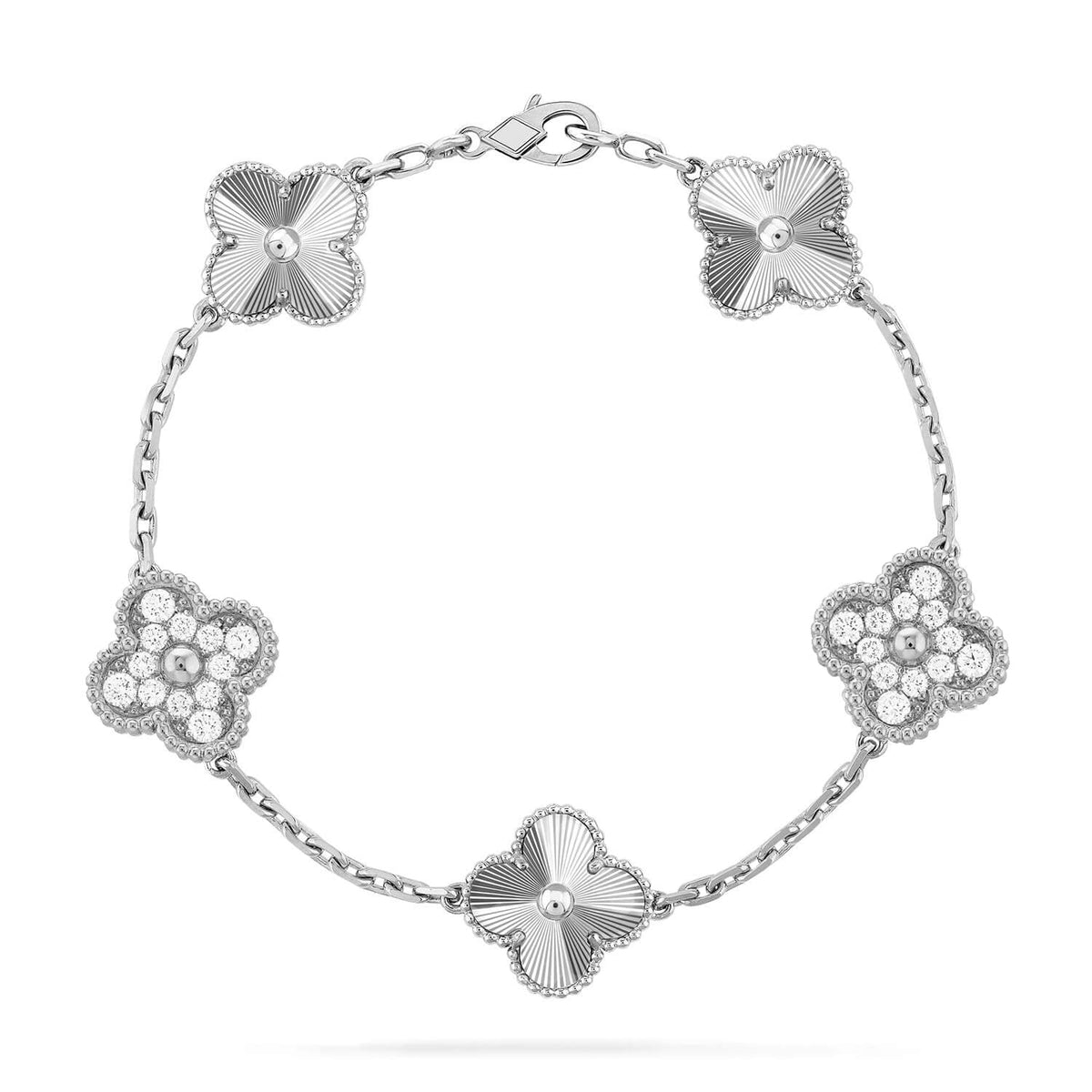 [⭐Reverie Jewels] CLOVER 5 MOTIF LASER BRACELET COLLECTION