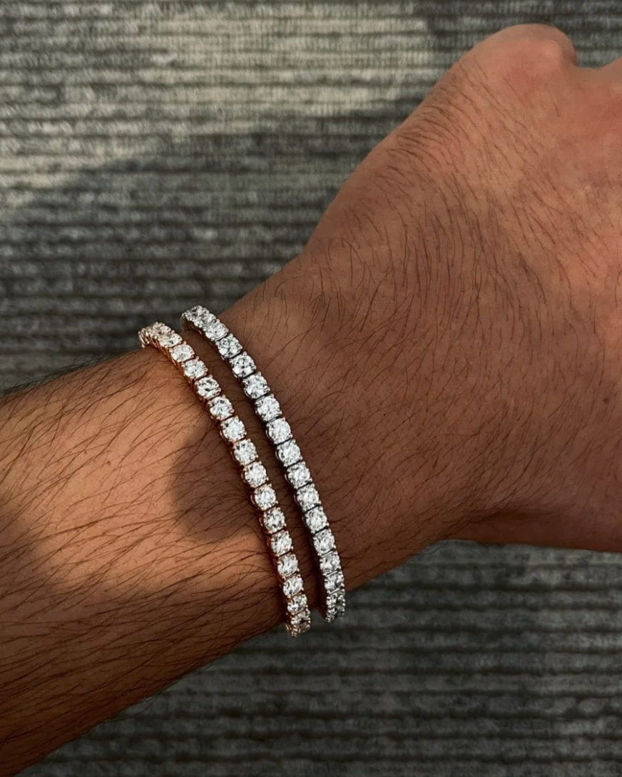 [⭐Reverie Jewels]  CLASSIC BASEBALL BRACELAT, 52 DIAMOND