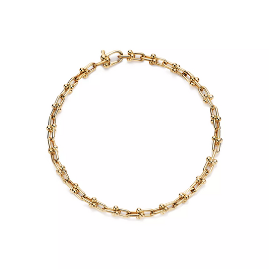 [Reverie Jewels]HARDWEAR MICRO LINK 44 MOTIF GOLD BRACELET