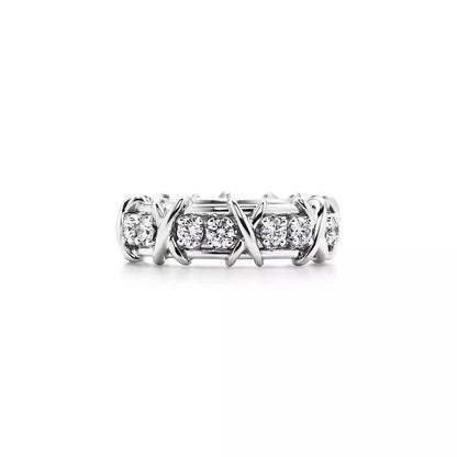 [Reverie Jewels]SIXTEEN STONE SILVER RING