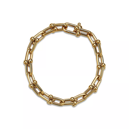 [Reverie Jewels]HARDWEAR MEDIUM LINK 20 MOTIF GOLD BRACELET