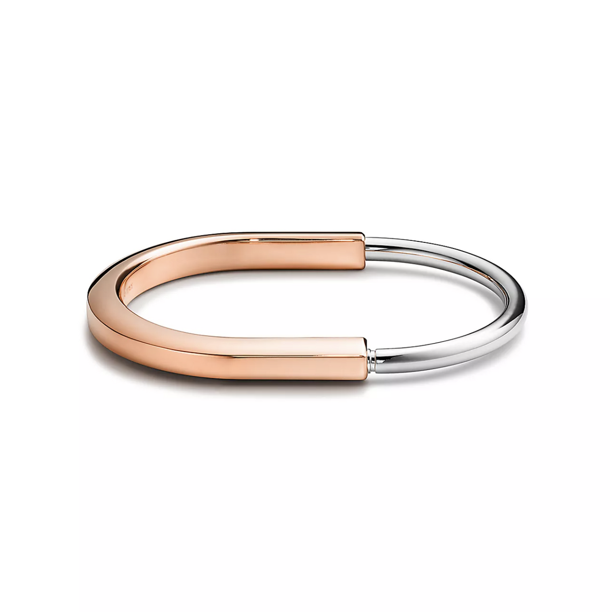 [Reverie Jewels]LOCK BRACELET ROSE AND WHITE GOLD