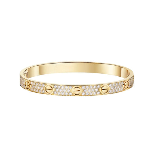 [⭐Reverie Jewels]LOVE BRACELET 6.1MM DIAMOND-PAVED