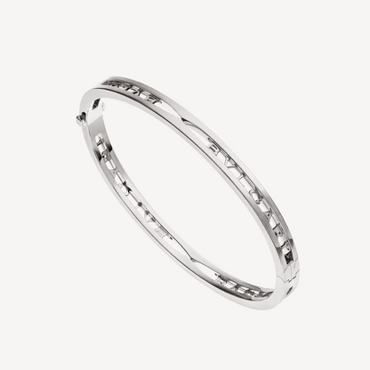 [⭐Reverie Jewels]ZERO 1 SPIRAL LOGO SILVER BRACELET