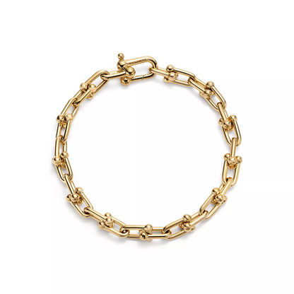 [Reverie Jewels]HARDWEAR SMALL LINK 26 MOTIF GOLD BRACELET