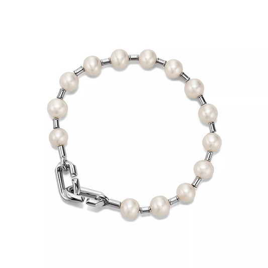 [Reverie Jewels]PEARL 7-8MM SILVER BRACELET