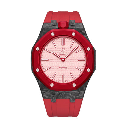 Royal Oak Pop Exclusive Carbon‑fiber Case & Silicone Strap