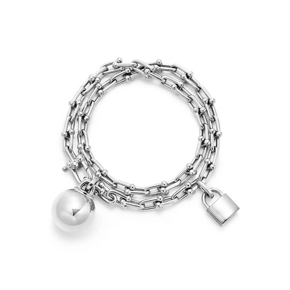 [Reverie Jewels]HARDWEAR SMALL WRAP SILVER BRACELET
