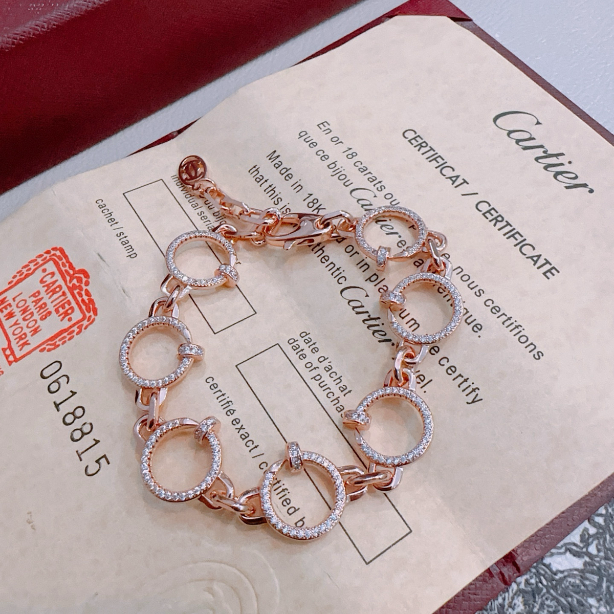 [⭐Reverie Jewels Jewelry] LOVE&JUSTE BRACELET DIAMONDS