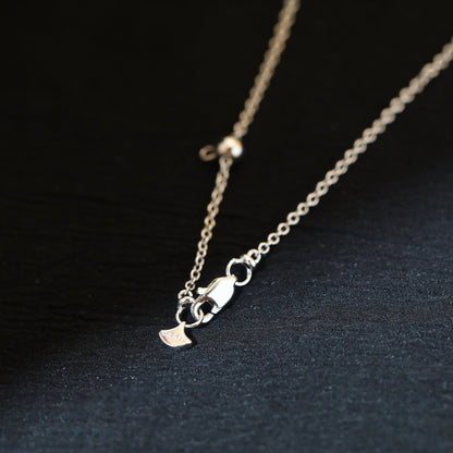 [Reverie Jewels]]wild flower diamond line pendant