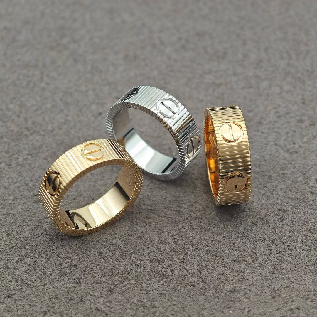 [⭐Reverie Jewels]LOVE 6.5MM RING