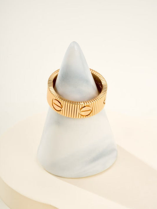 [⭐Reverie Jewels]LOVE 6.5MM RING