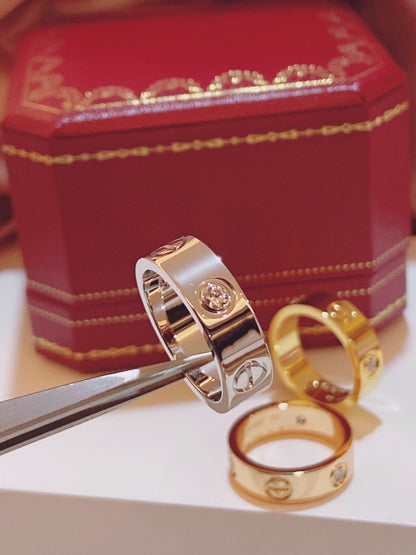 [⭐Reverie Jewels]Three-Diamond Ring