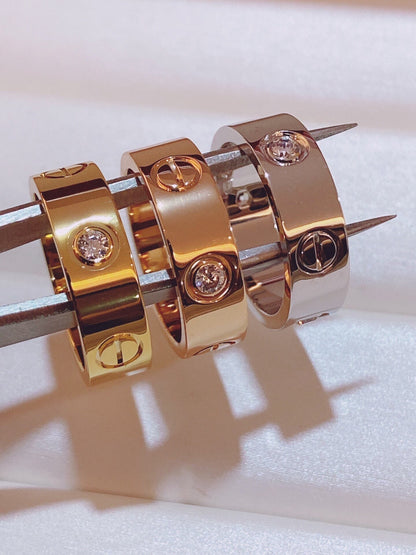 [⭐Reverie Jewels]Three-Diamond Ring