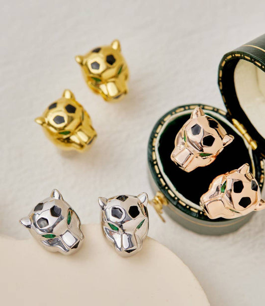 [⭐Reverie Jewels]CHRRTAH-PRINT STUD EARRINGS, THREE COLORS