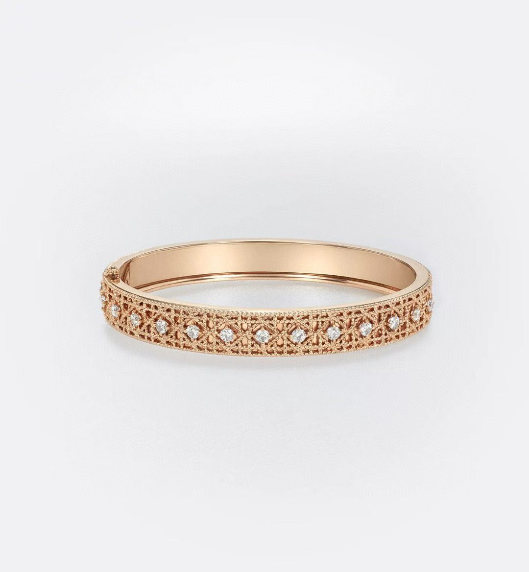 [⭐Reverie Jewels]2026 WOVEN-PATTERN BRACELET SET WITH FULL DIAMOND INLAY THREE-COLORS