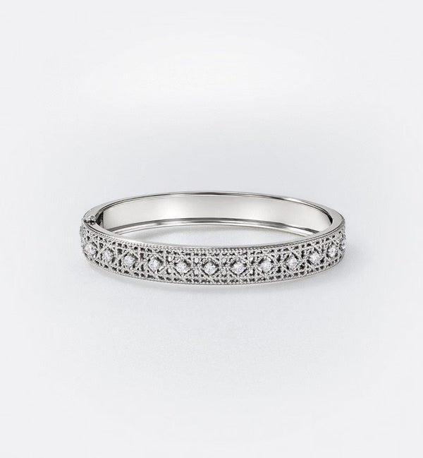 [⭐Reverie Jewels]2026 WOVEN-PATTERN BRACELET SET WITH FULL DIAMOND INLAY THREE-COLORS