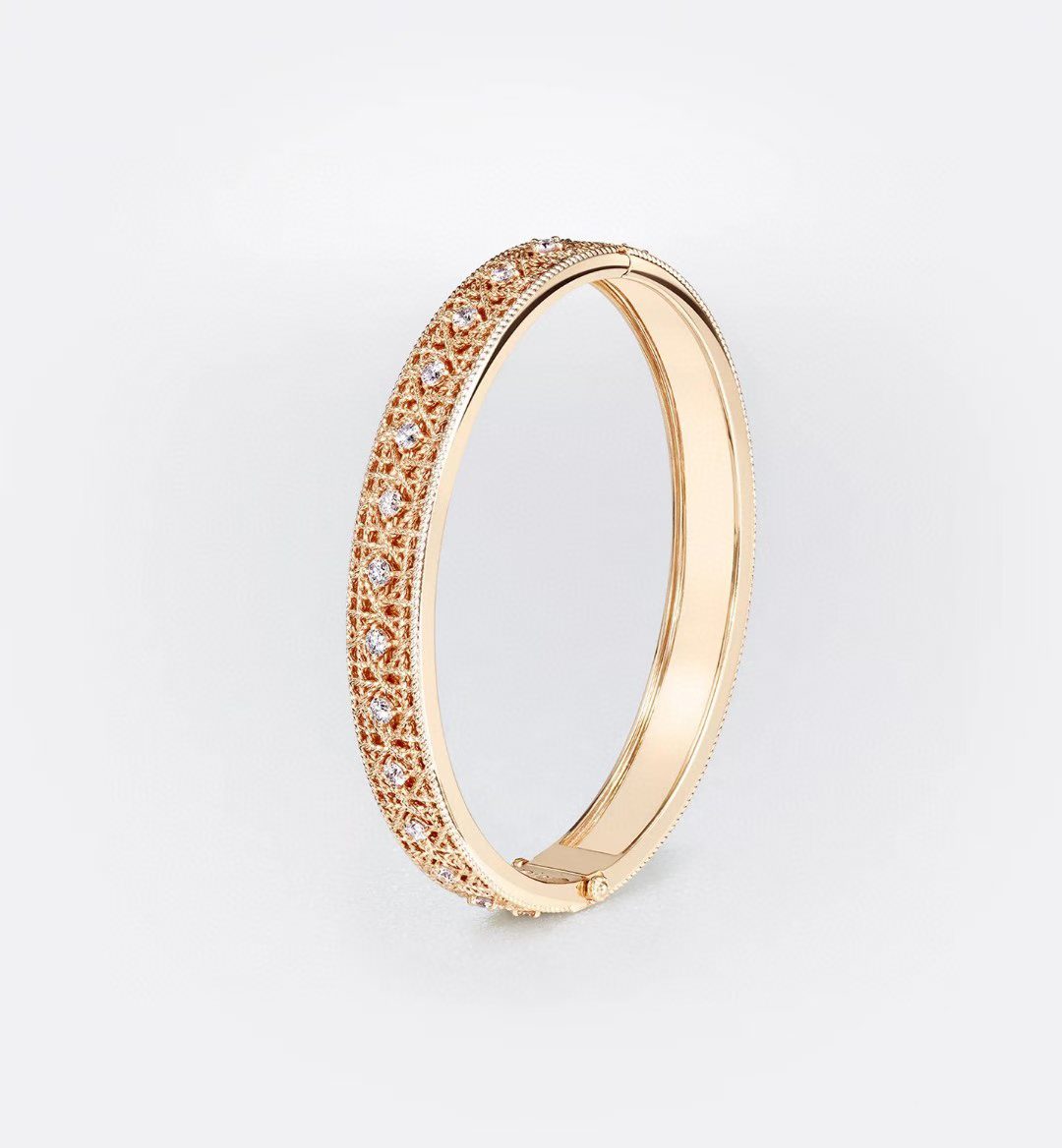 [⭐Reverie Jewels]2026 WOVEN-PATTERN BRACELET SET WITH FULL DIAMOND INLAY THREE-COLORS
