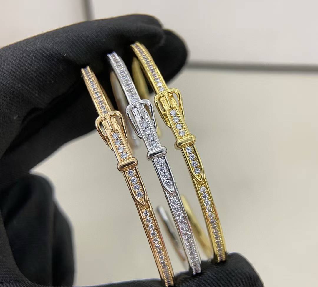 [⭐Reverie Jewels]DIAMOND-ENCRUSTED BRACELET THREE COLORS