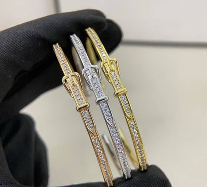 [⭐Reverie Jewels]DIAMOND-ENCRUSTED BRACELET THREE COLORS