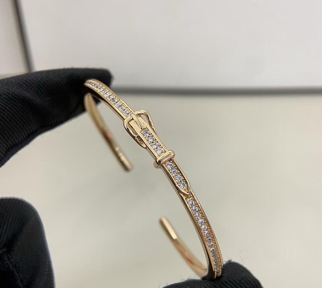 [⭐Reverie Jewels]DIAMOND-ENCRUSTED BRACELET THREE COLORS