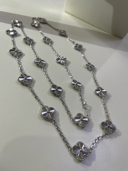 [⭐Reverie Jewels]CLOVER 20 MOTIFS SILVER LASER