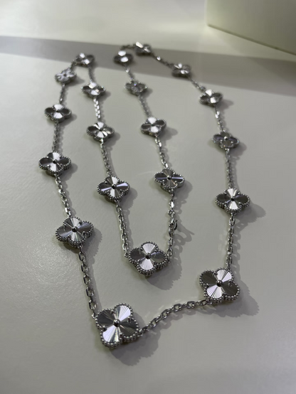 [⭐Reverie Jewels]CLOVER 20 MOTIFS SILVER LASER